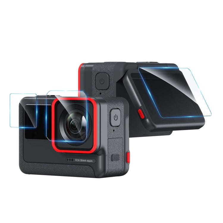 6 In 1 For Insta360 ACE aMagisn Tempered Film Protective Stickers Sports Camera Accessories