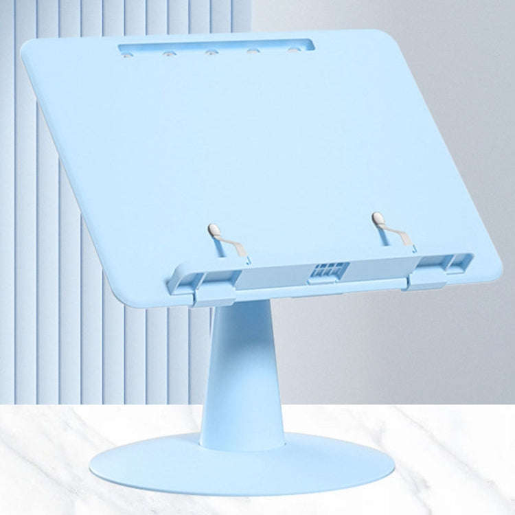 Children Reading Rack Flip Book Reading Stand Multi-functional Adjustable Student Bookshelf(Sky B...