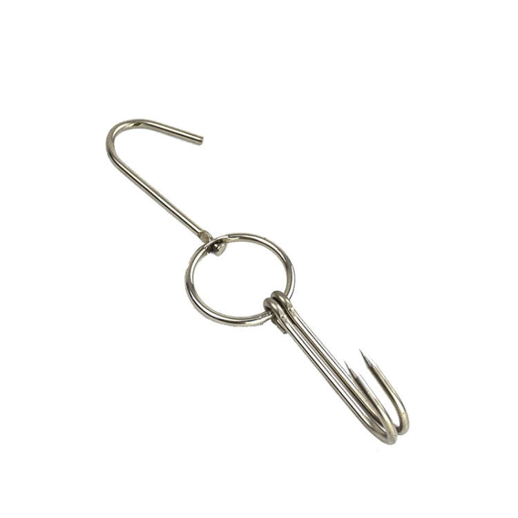Stainless Steel Double Ring Duck Cooker Hanger Outdoor Barbecue Hanging Hook Stand, Specs: 5 Cent...