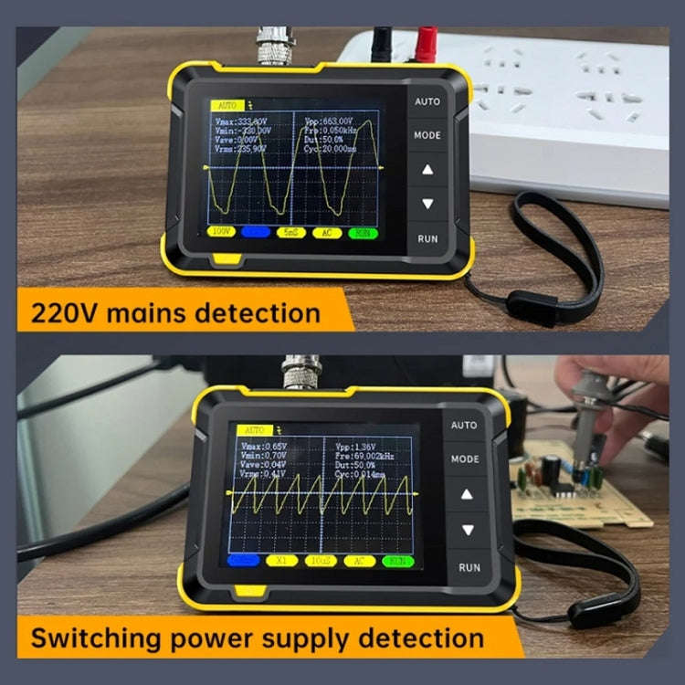 FNIRSI Handheld Small Digital Oscilloscope For Maintenance, Specification: Upgrade