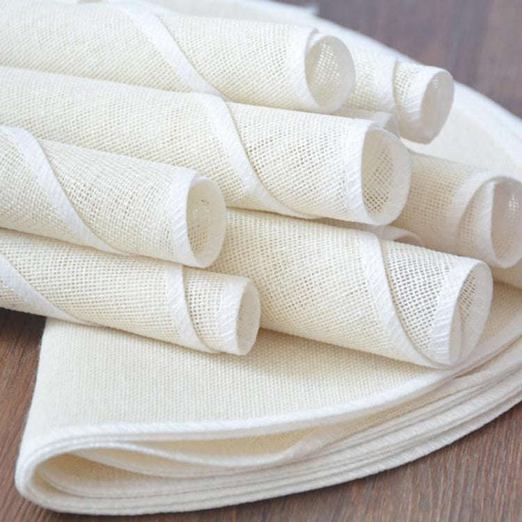 10pcs /Pack 60cm Thickened Non-stick Steamer Cloth Buns Cotton Gauze Matting Cloth(Sizing)