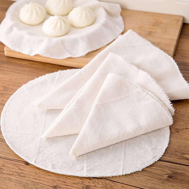10pcs /Pack 60cm Thickened Non-stick Steamer Cloth Buns Cotton Gauze Matting Cloth(Sizing)