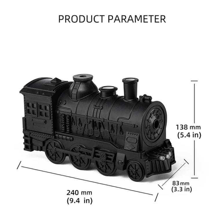 300ml Small Train Essential Oil Diffuser Humidifier With Remote Control UK Plug