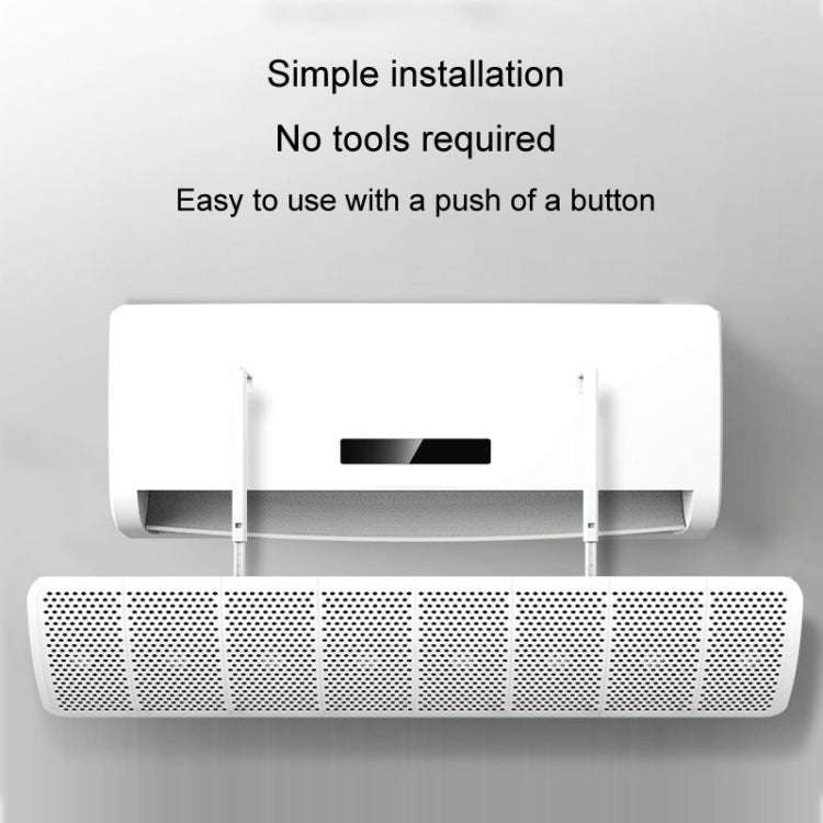 Air Conditioner Windshield Anti-Direct Blowing Air Vent Block Wall Mounted Universal Air Guide Co...