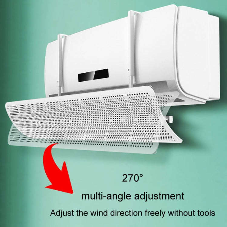 Air Conditioner Windshield Anti-Direct Blowing Air Vent Block Wall Mounted Universal Air Guide Co...
