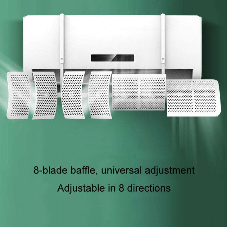 Air Conditioner Windshield Anti-Direct Blowing Air Vent Block Wall Mounted Universal Air Guide Co...