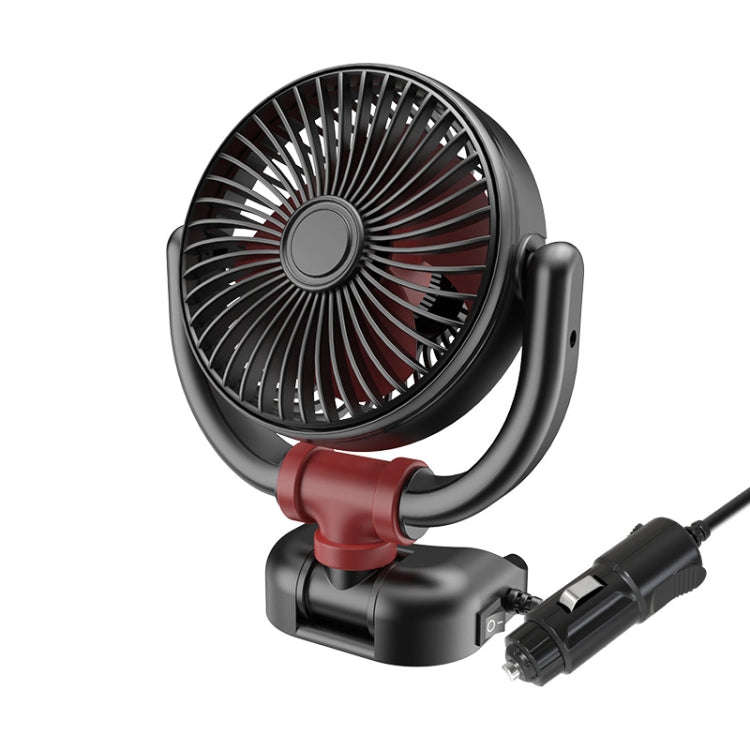 SUITU Car Foldable Cooling Fan Automobile Summer Temperature Reduction Fan, Model: Single 24V Cig...