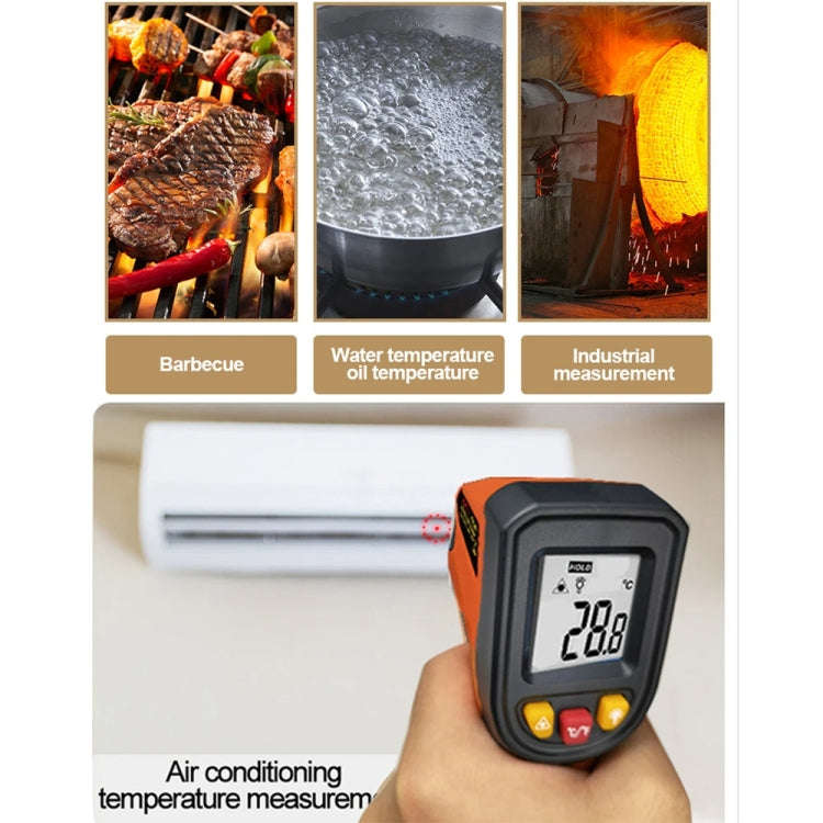 NJTY Digital Display High-Precision Infrared Thermometer For Bakery Kitchen Industry, Spec: T400A...