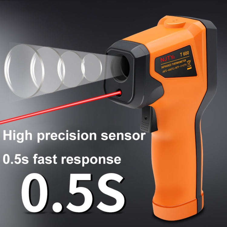NJTY Digital Display High-Precision Infrared Thermometer For Bakery Kitchen Industry, Spec: T400A...