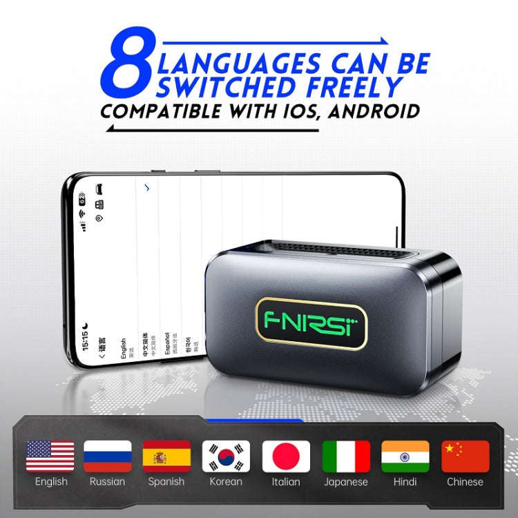 FNIRSI Bluetooth 5.1 Car Engine OBD2 Fault Code Diagnostic Instrument(English)