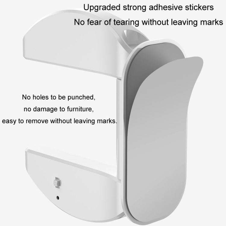 Door Stopper Living Alone Anti Burglary Door Stopper No Hole Child Safety Lock Blocker(White)