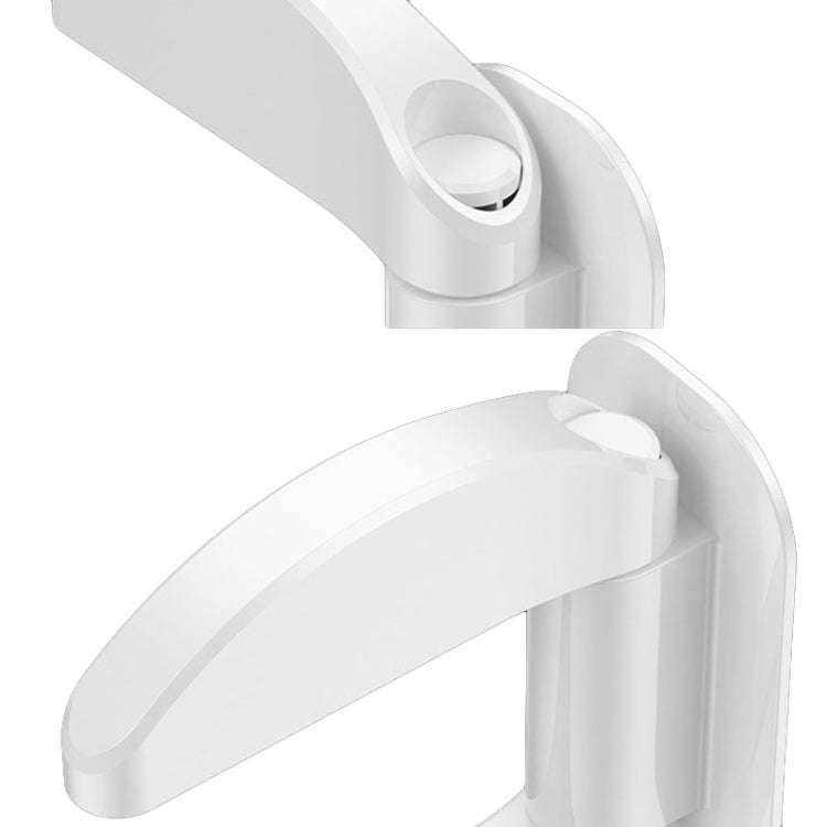 Living Alone Anti Burglary Door Stopper No Hole Child Safety Lock With Alarm(White)