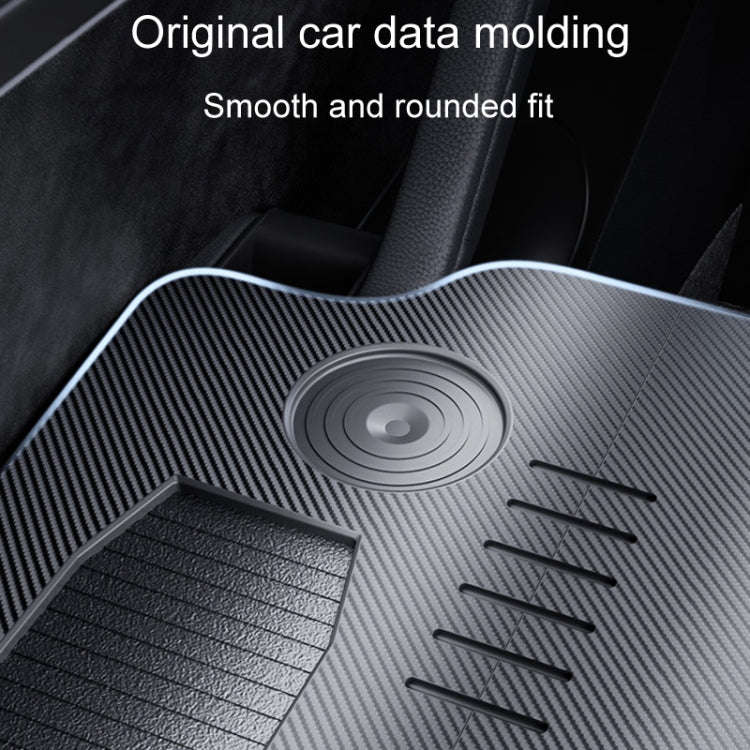 For Tesla Model Y/3 SUITU Car Center Folding Small Table Board Camping Dining Plate(Black Brown)