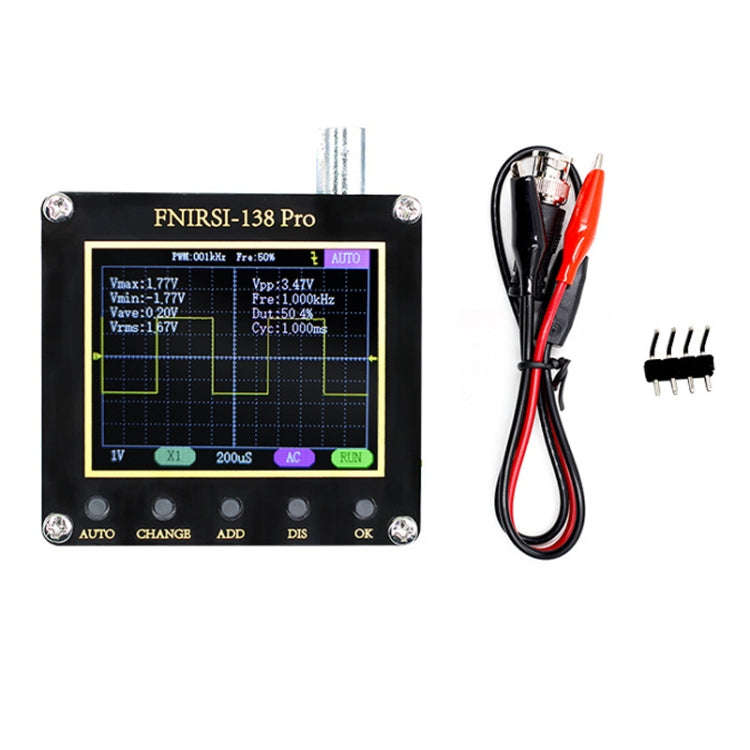 FNIRSI Handheld Small Teaching Maintenance Digital Oscilloscope, Specification: Standard Without ...