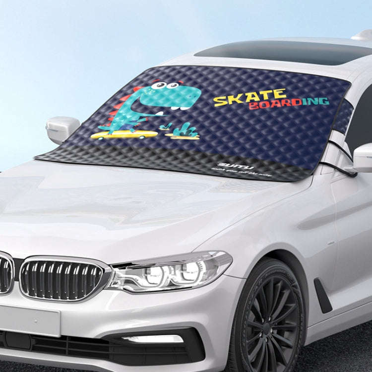 SUITU ST-3950 Automobile Thickening Sun Shield Car Snow Block Coat, Style: Im The Best
