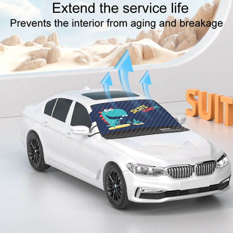 SUITU ST-3950 Automobile Thickening Sun Shield Car Snow Block Coat, Style: Im The Best
