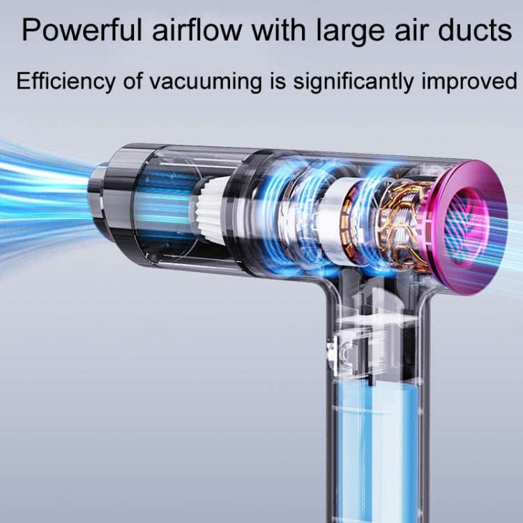 SUITU ST-6677 Car Household Small Handheld Brushless Blowing And Suction 2 In 1 Vacuum Cleaner(Gr...
