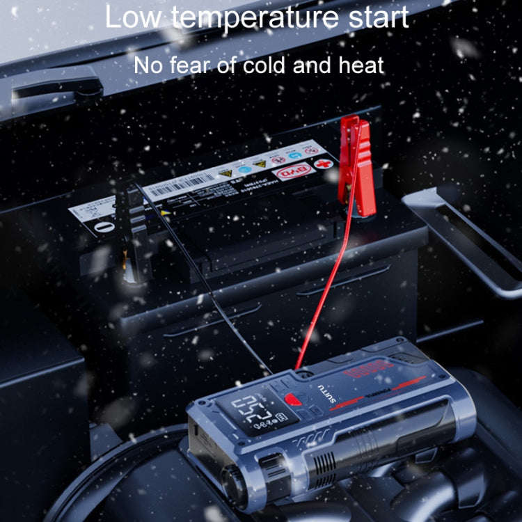 SUITU ST-9631 8pcs /Set Portable Outdoor Car Battery Emergency Start Power Car Inflatable Pump, S...