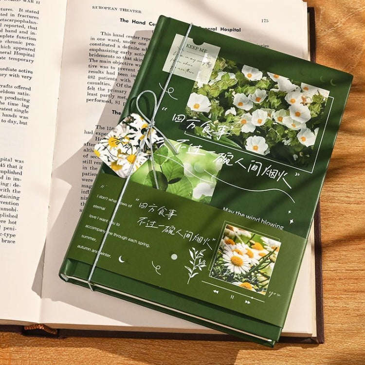 14 x 19.5cm Horizontal Line Inside Notebook Student Handbook Excerpt Book(Evening Breeze)