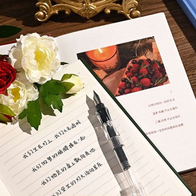 14 x 19.5cm Horizontal Line Inside Notebook Student Handbook Excerpt Book(Evening Breeze)