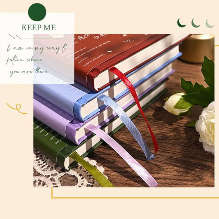 14 x 19.5cm Horizontal Line Inside Notebook Student Handbook Excerpt Book(Evening Breeze)