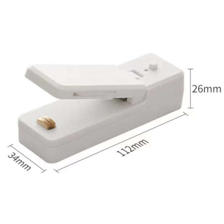 USB Charging Mini Magnetic Sealing Machine Portable Sealing Clip Food Moisture-proof Sealer(Gray)