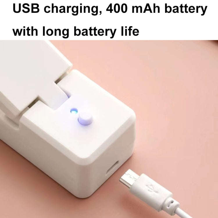 USB Charging Mini Magnetic Sealing Machine Portable Sealing Clip Food Moisture-proof Sealer(Black)