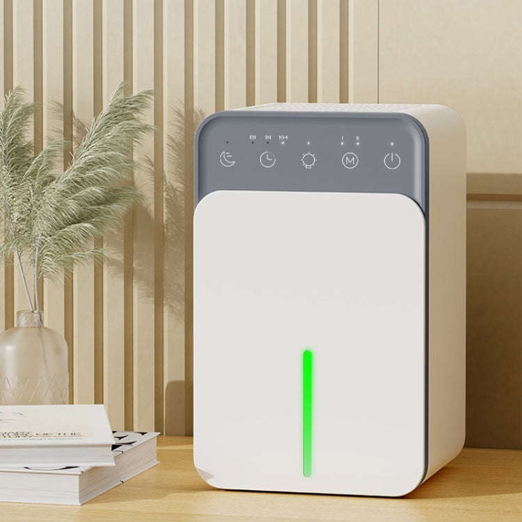 1500ml Semiconductor Dehumidifier with Automatic Defrost Function, Timer, Sleep Mode EU Plug
