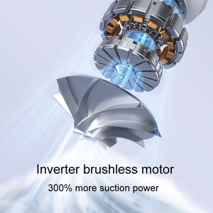 SUITU ST-6676 7pcs /Set Cordless Vehicle Vacuum Cleaner Home And Car Brushless Cylinder Blower(Wh...