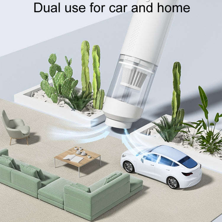 SUITU ST-6676 7pcs /Set Cordless Vehicle Vacuum Cleaner Home And Car Brushless Cylinder Blower(Wh...