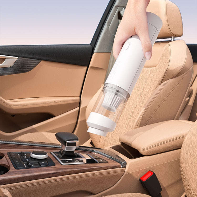 SUITU ST-6676 7pcs /Set Cordless Vehicle Vacuum Cleaner Home And Car Brushless Cylinder Blower(Wh...