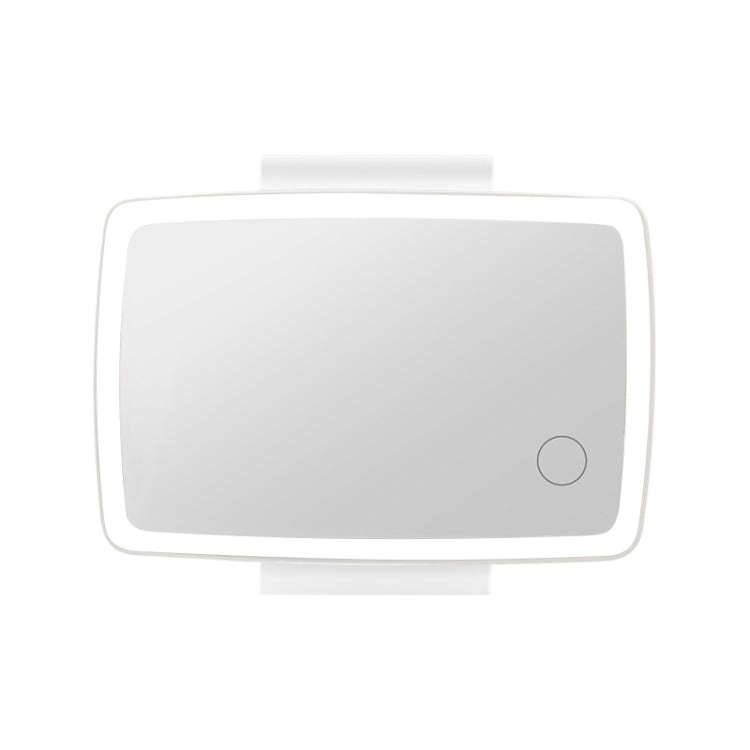 Car Sun Visor LED Light Cosmetic Mirror(White)