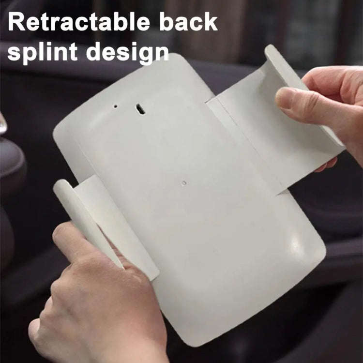 Car Sun Visor LED Light Cosmetic Mirror(White)