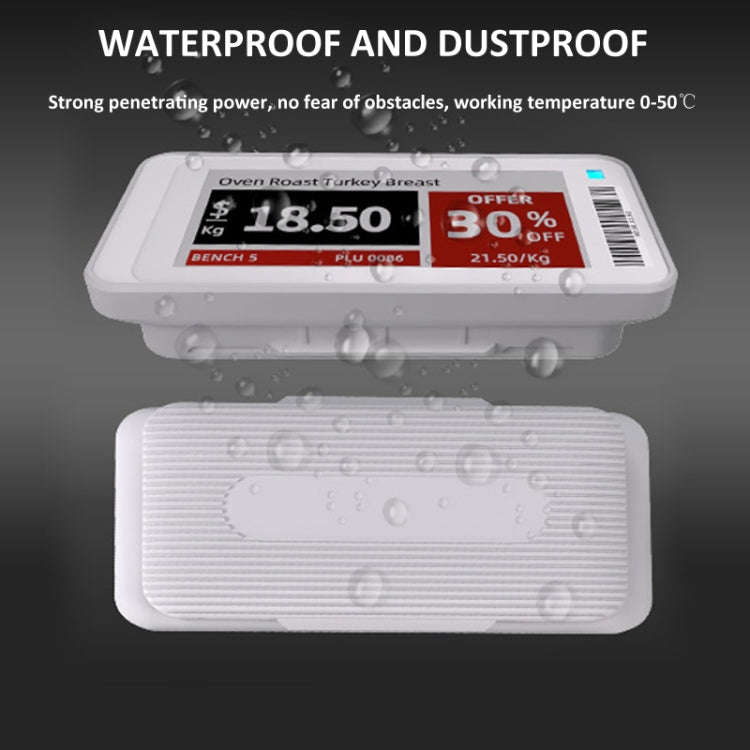 2.1 Inch E-ink Screen Bluetooth Smart Electronic Labels Support Custom Text/Picture/QR Code/Barcode