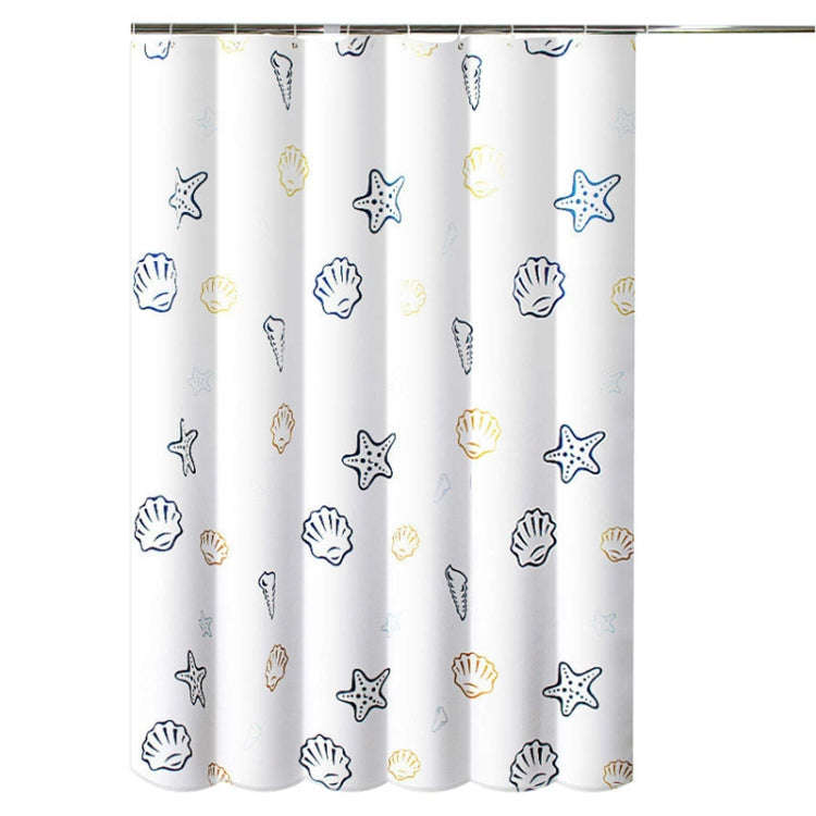 120x200cm Sea World Polyester Shower Curtain Thickened Waterproof Bathroom Shower Curtain Cloth W...