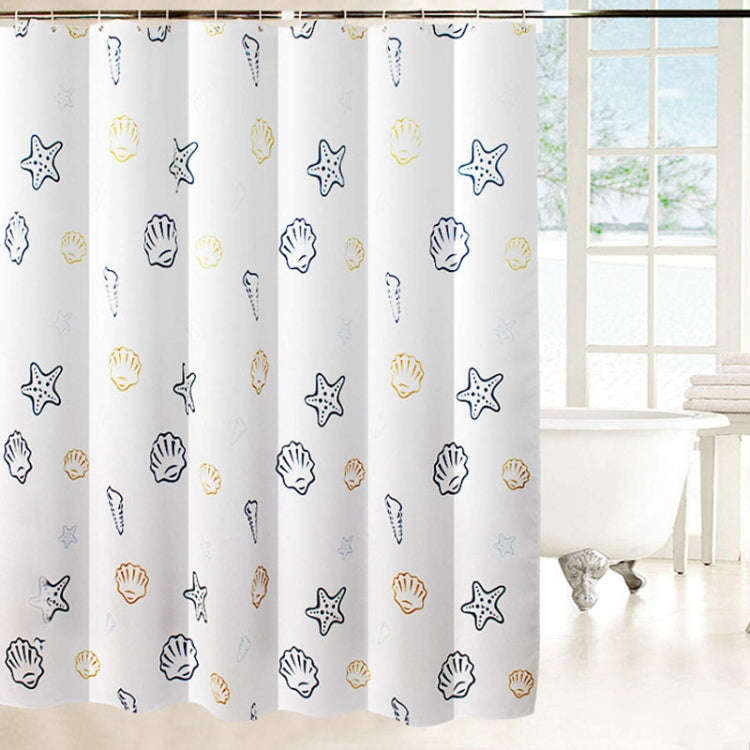240x200cm Sea World Polyester Shower Curtain Thickened Waterproof Bathroom Shower Curtain Cloth W...