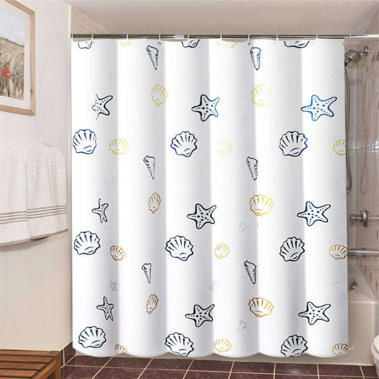 240x200cm Sea World Polyester Shower Curtain Thickened Waterproof Bathroom Shower Curtain Cloth W...