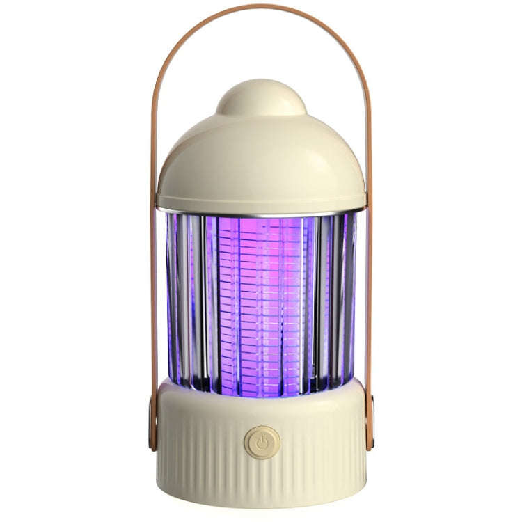 Electric Shock Type Home Night Light Mosquito Killer Outdoor Camping Lamp, Spec: 2000 mAh(Yellow)