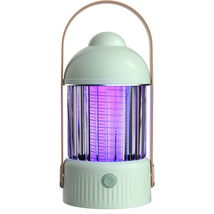 Electric Shock Type Home Night Light Mosquito Killer Outdoor Camping Lamp, Spec: 2000 mAh(Green)