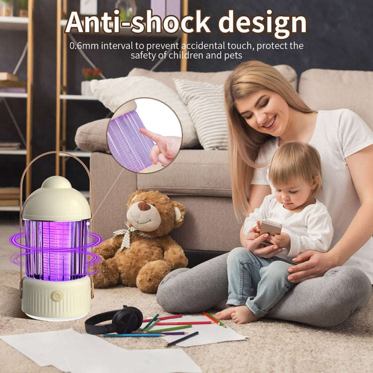 Electric Shock Type Home Night Light Mosquito Killer Outdoor Camping Lamp, Spec: Plug-in Model(Gr...