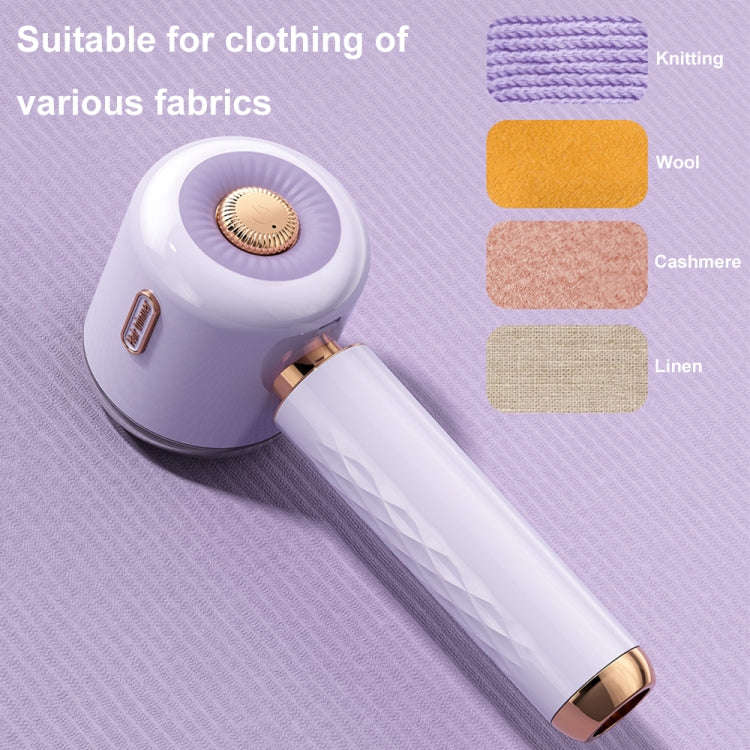 Electric Hair Ball Trimmer Household Hair Removal Ball Tool Shaver, Color: Charging-Purple