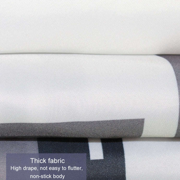 150x200cm Simple Waterproof Shower Curtain Thickened Polyester Bathroom Shower Curtain Cloth(Tower)