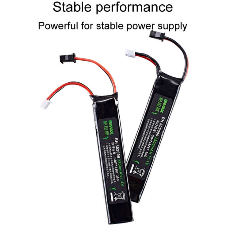 BMAX 11.1V High Rate 30C Discharge Water Marble Rifle Rechargeable Li-Ion Battery, Plug: XT30