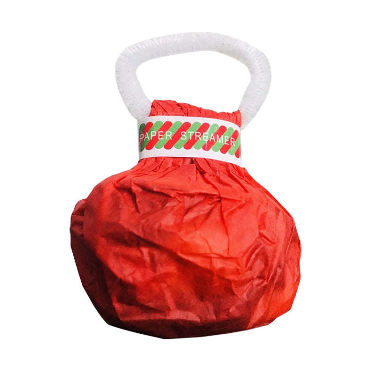Hand Throwing Rings Ribbon Wedding Bar Atmosphere Stage Magic Props(Red)