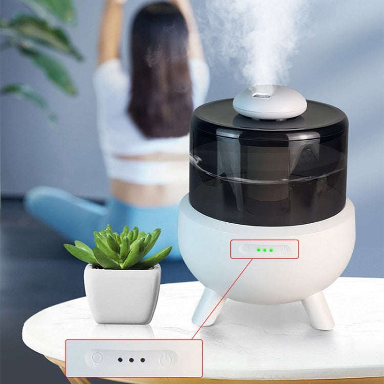 FS102 2L Ultrasonic Aromatherapy Colorful Night Light Desktop Humidifier, Spec: US Plug(White)