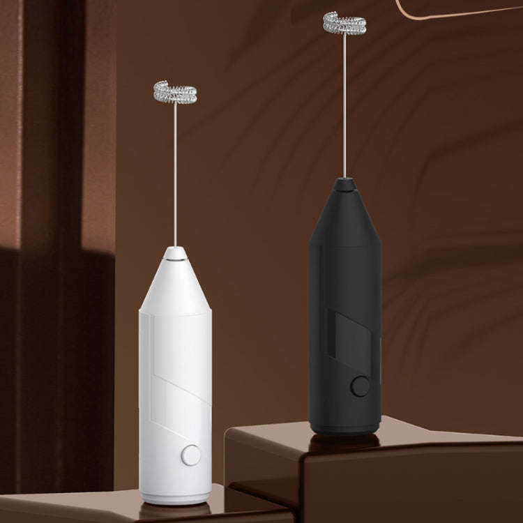 Mini Electric Handheld Milk Frother Cream Stirrer(Black)