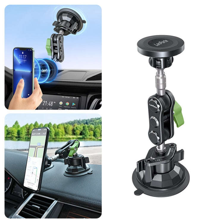 Lanparte Magnetic Car Phone Holder Adjustable Suction Cup Navigation Stand RBA-M01