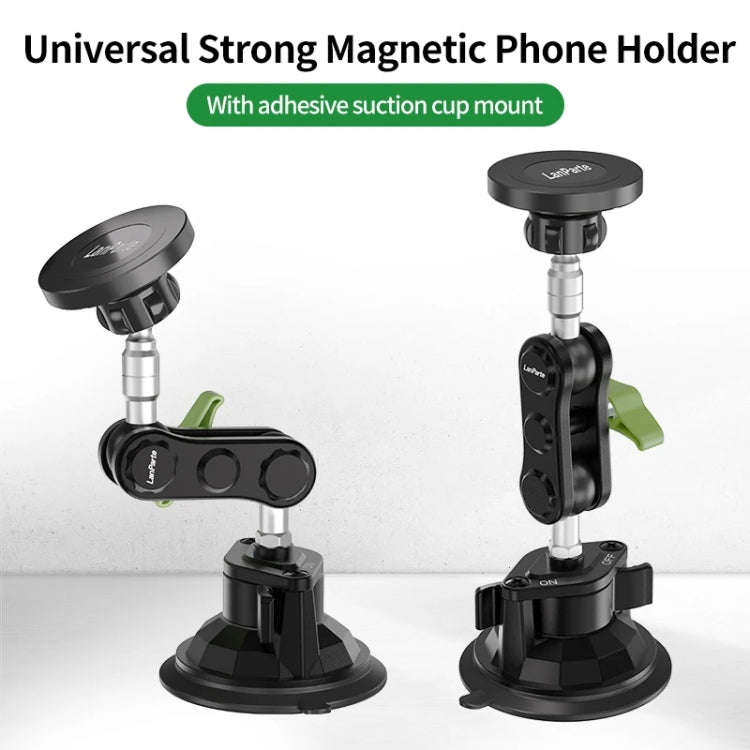 Lanparte Magnetic Car Phone Holder Adjustable Suction Cup Navigation Stand RBA-M01NL