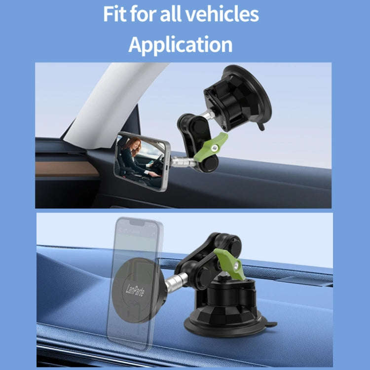 Lanparte Magnetic Car Phone Holder Adjustable Suction Cup Navigation Stand RBA-M01NL