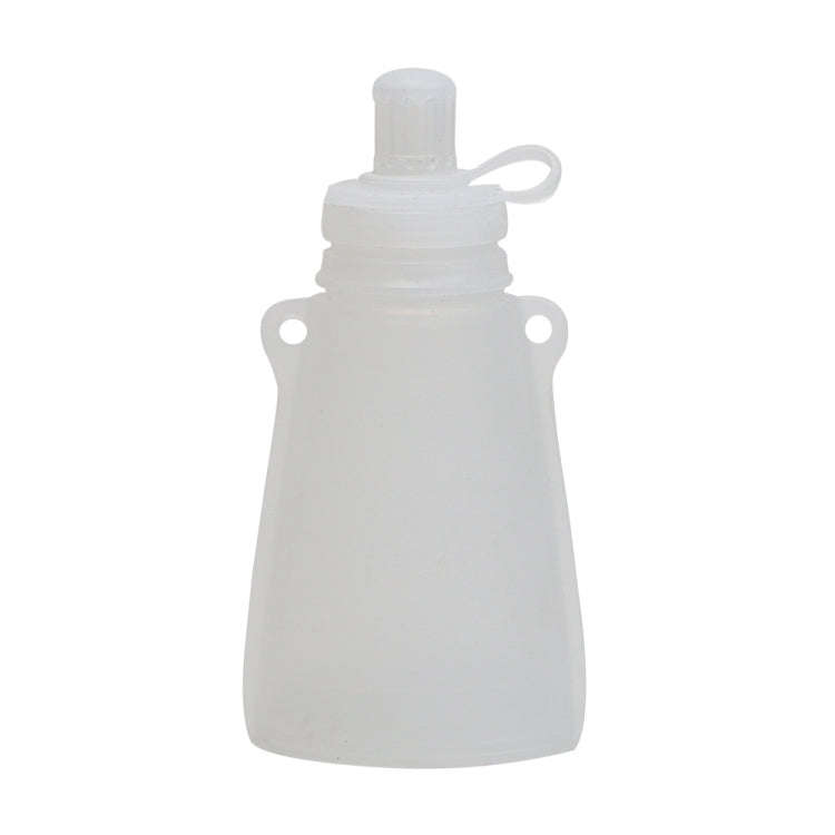 120ml Reusable Silicone Baby Food Pouches Refillable Squeeze Storage Containers(White)